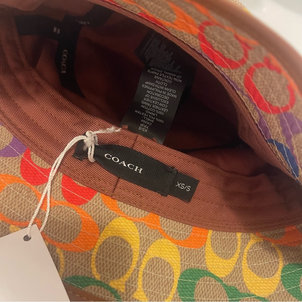 Coach’ Multi Colour Signature Bucket Hat - Picture 3 of 10